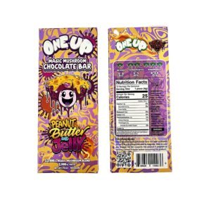 One Up Magic Mushroom Chocolate Bar - Peanut Butter & Jelly | 12000mg mushrooms blend