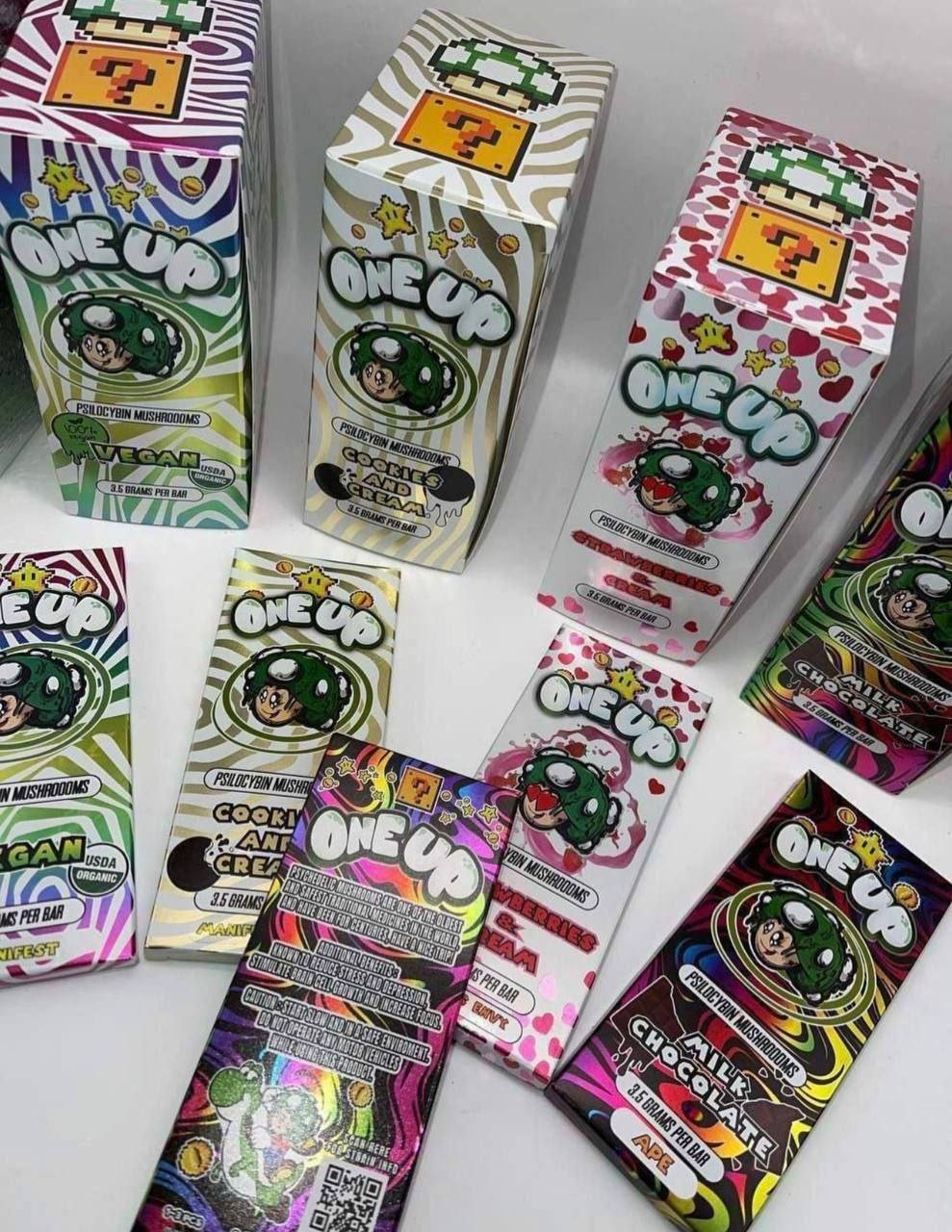 One Up Psilocybin Mushrooms Chocolate Bar | 3.5g