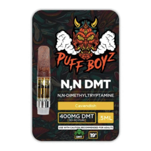 Puff Boyz N,N DMT Cartridge – Cavendish | 400MG/0.5ML (30-40 Pulls)