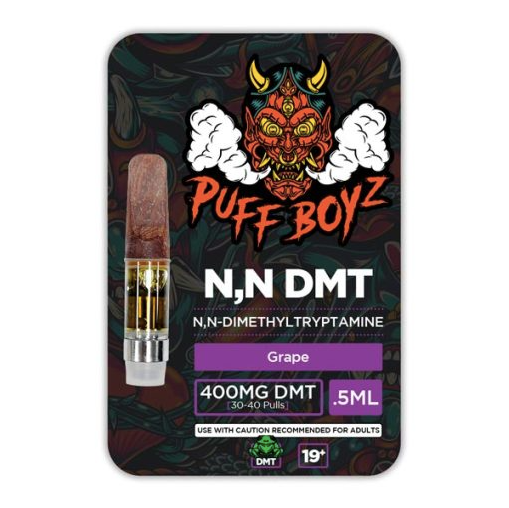 Puff Boyz N,N DMT Cartridge – Grape | 400MG/0.5ML (30-40 Pulls)