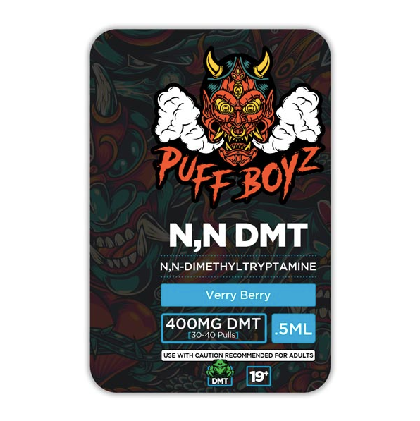 Puff boyz N,N DMT Cartridge - Verry Berry | 400MG/0.5ML (30-40 Pulls)