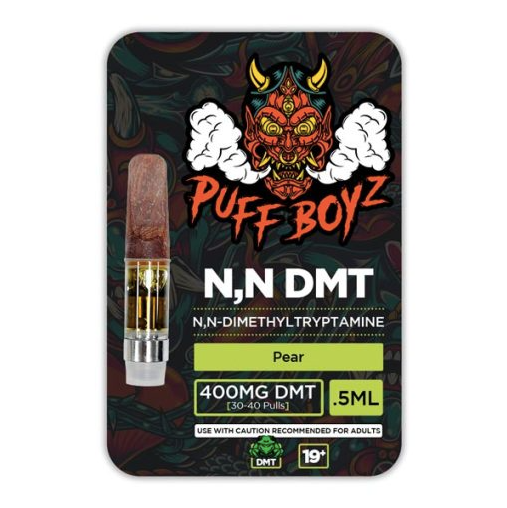 Puff boyz N,N DMT Cartridge - Pear | 400MG/0.5ML (30-40 Pulls)