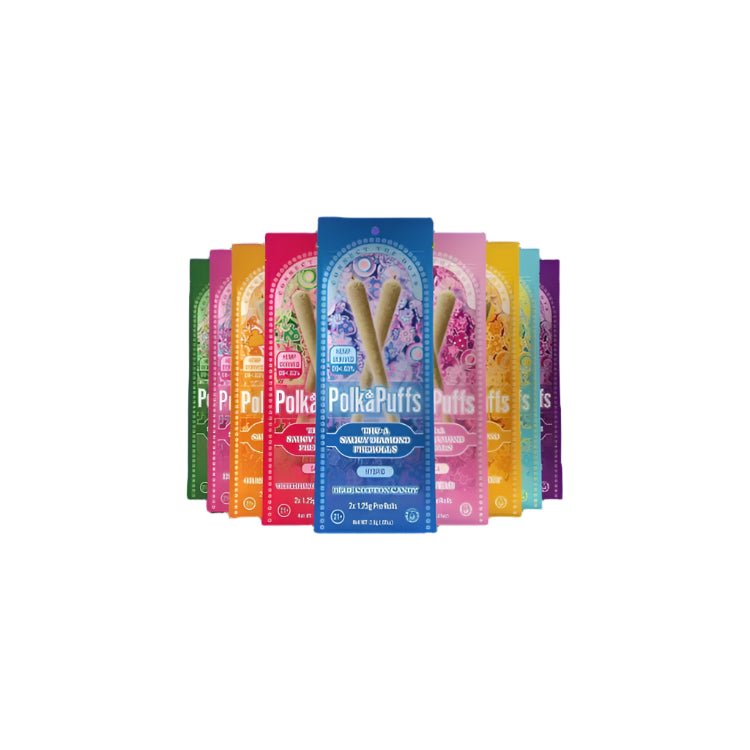 PolkaPuff 1.25g Saucy Diamonds THC-A Pre Rolls